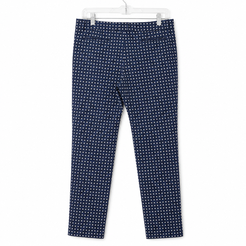 BANANA REPUBLIC SLOAN PATTERNED PANTS — SIZE 8