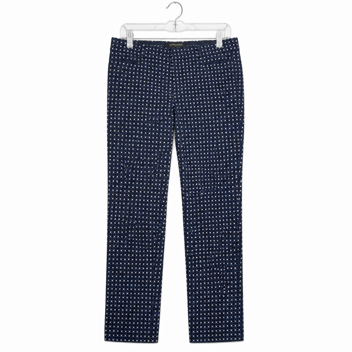 BANANA REPUBLIC SLOAN PATTERNED PANTS — SIZE 8